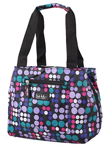 Nicole Miller 11 Insulated Lunch Box Portable Cooler Bag - Purple